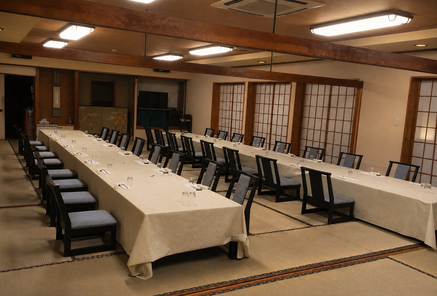 小松園の大広間